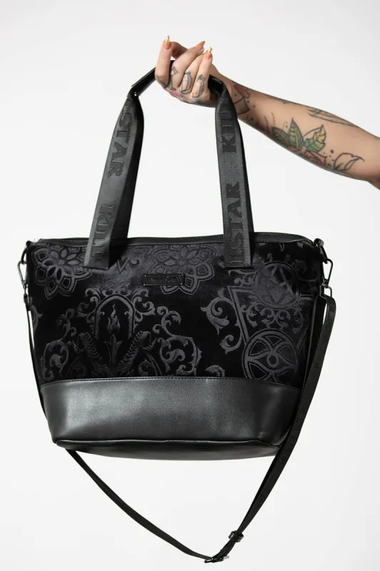 Apparition Gym Tote Bag Resurrect sold by Killstar