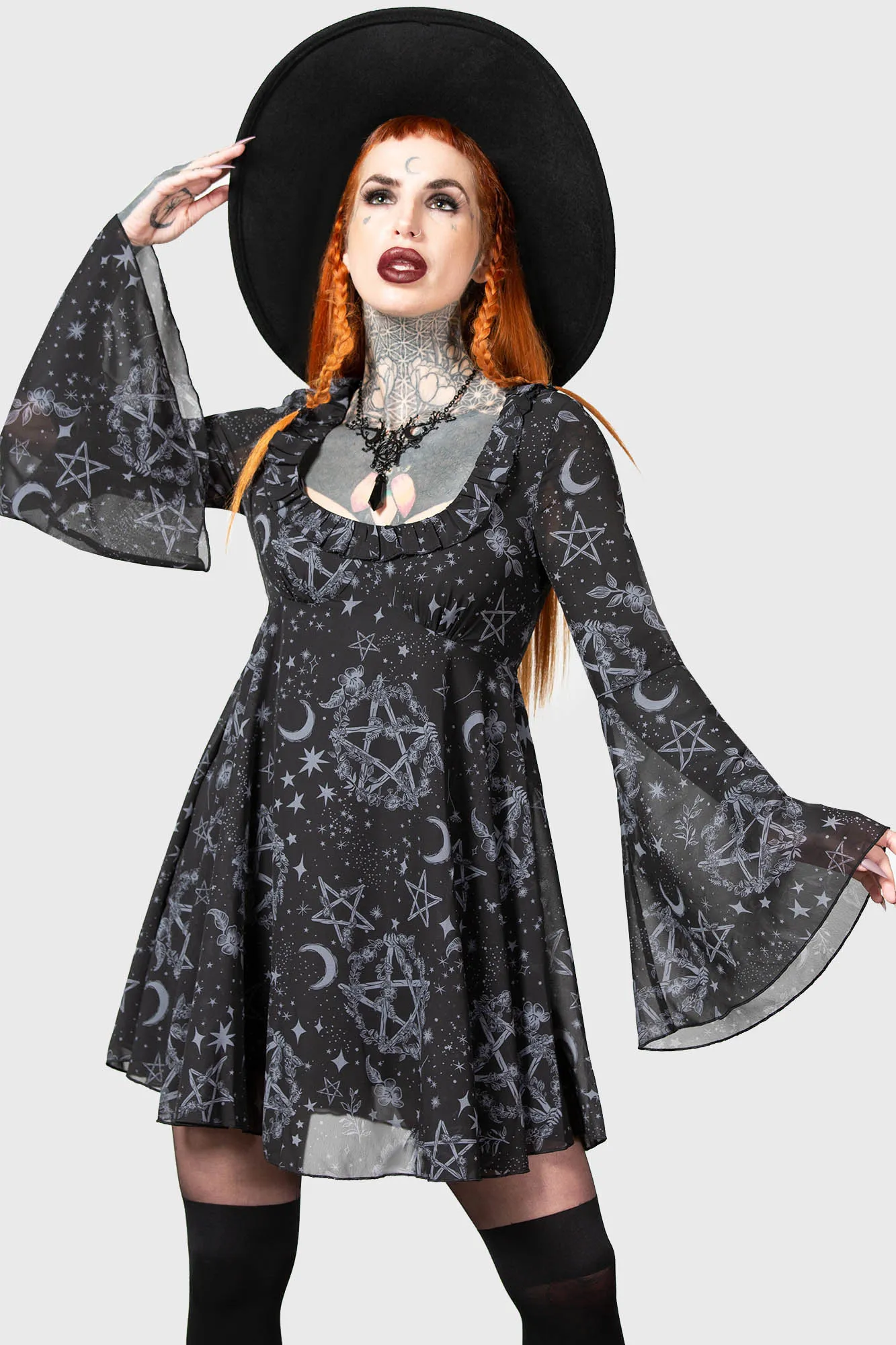 Astral Willow Dress sold by Killstar product image thumbnail 2