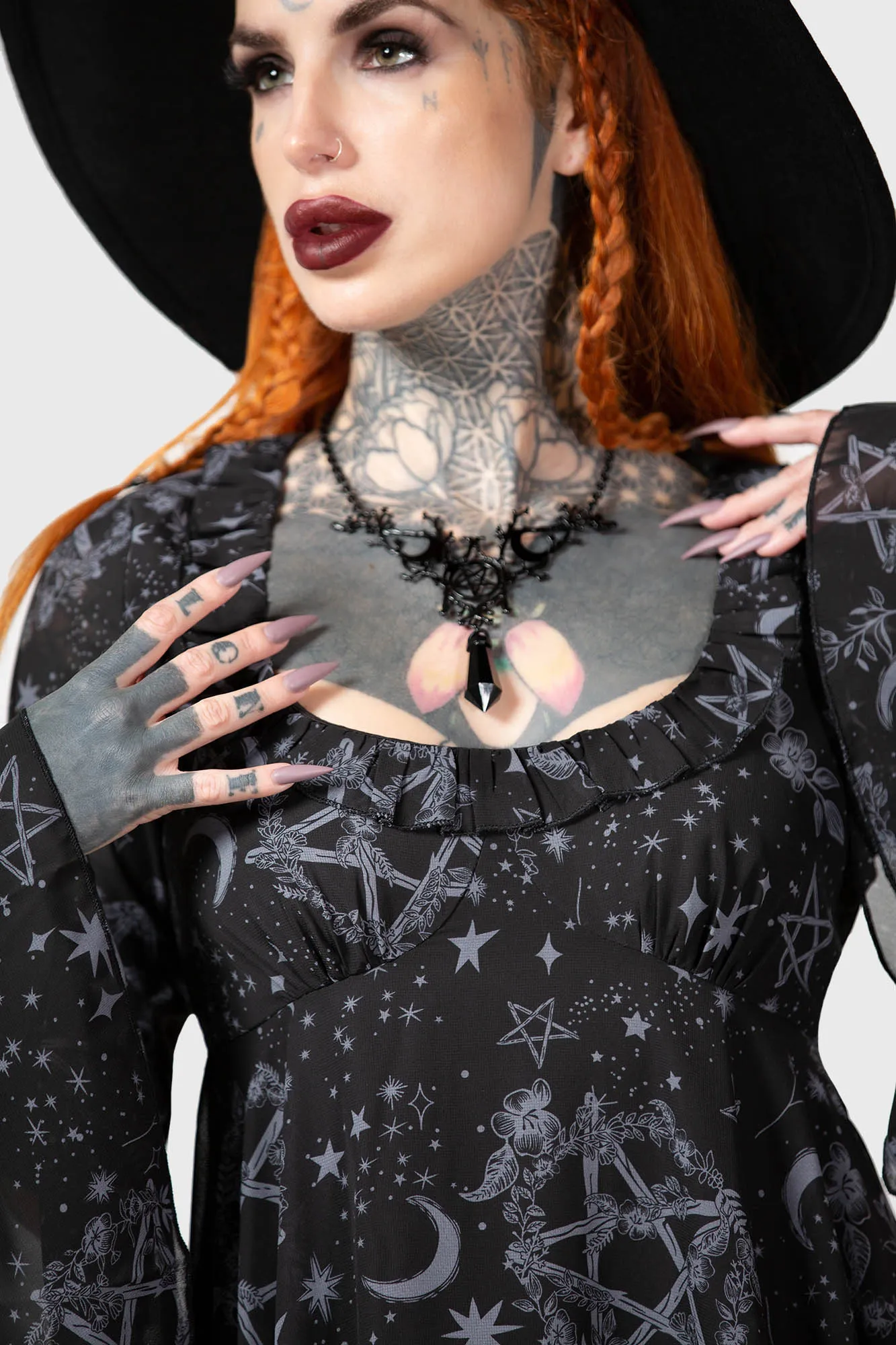Astral Willow Dress sold by Killstar product image thumbnail 3