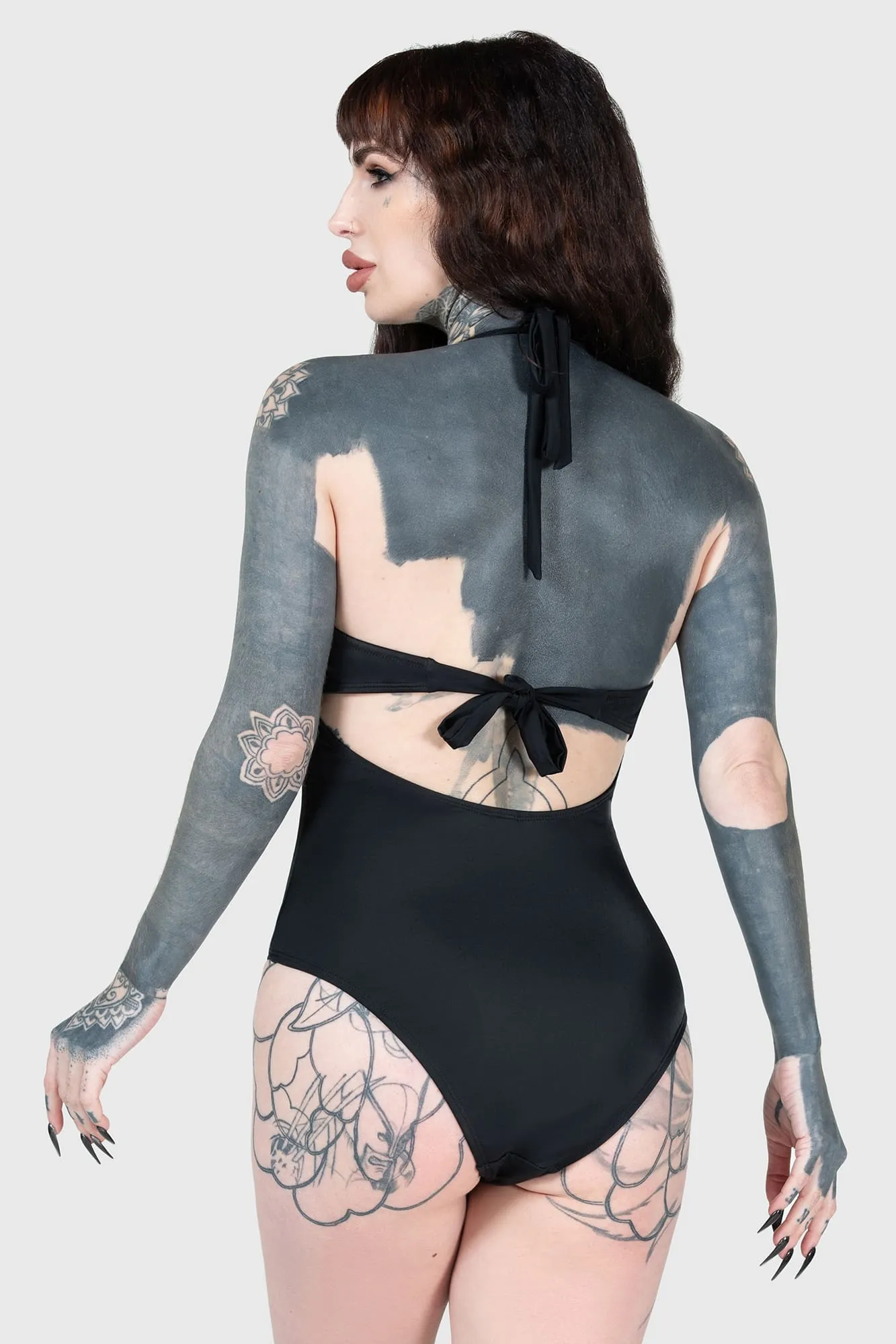 Show Your Bones Swimsuit sold by Killstar product image thumbnail 4