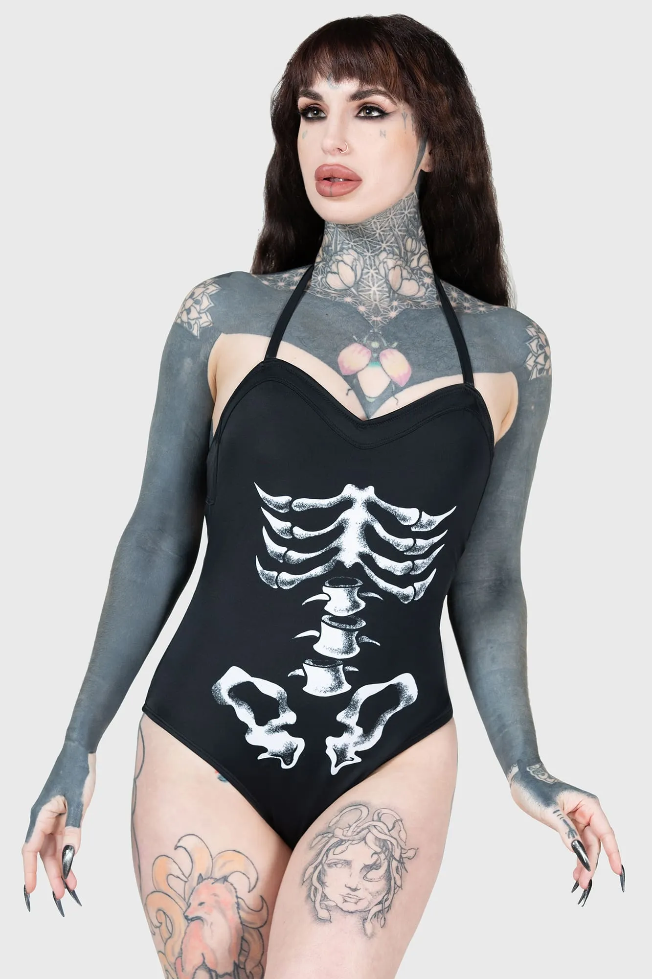 Show Your Bones Swimsuit sold by Killstar