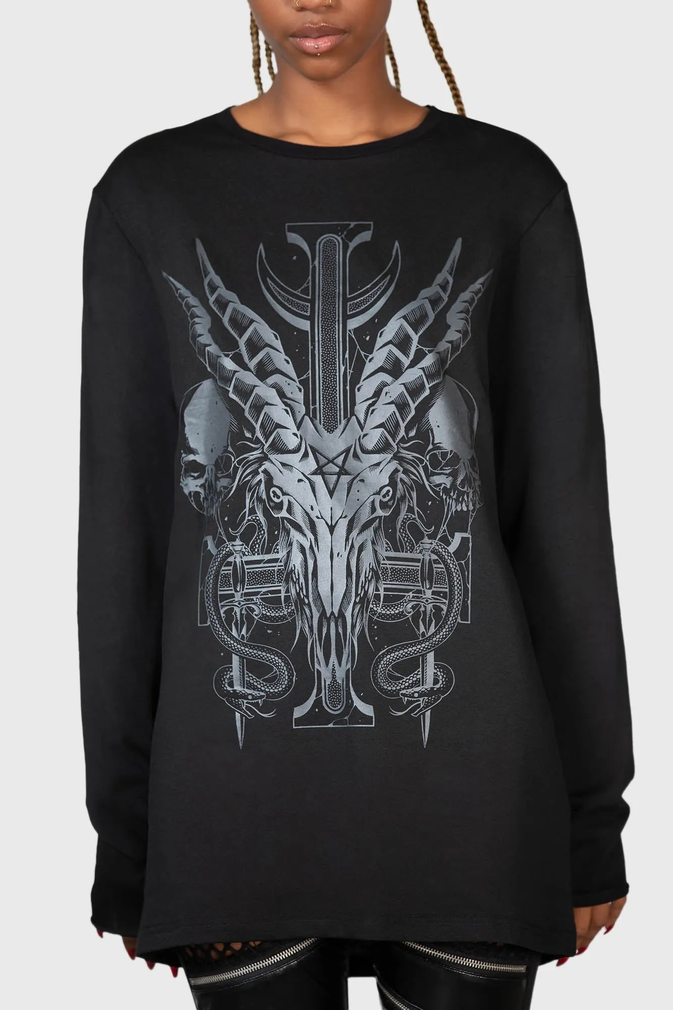 Infernal Ashes Long Sleeve Top sold by Killstar product image thumbnail 2