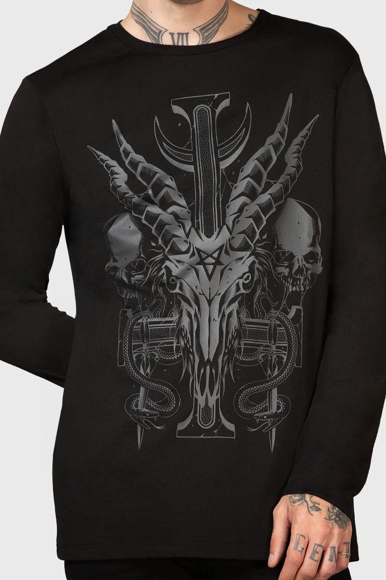 Infernal Ashes Long Sleeve Top sold by Killstar product image thumbnail 4