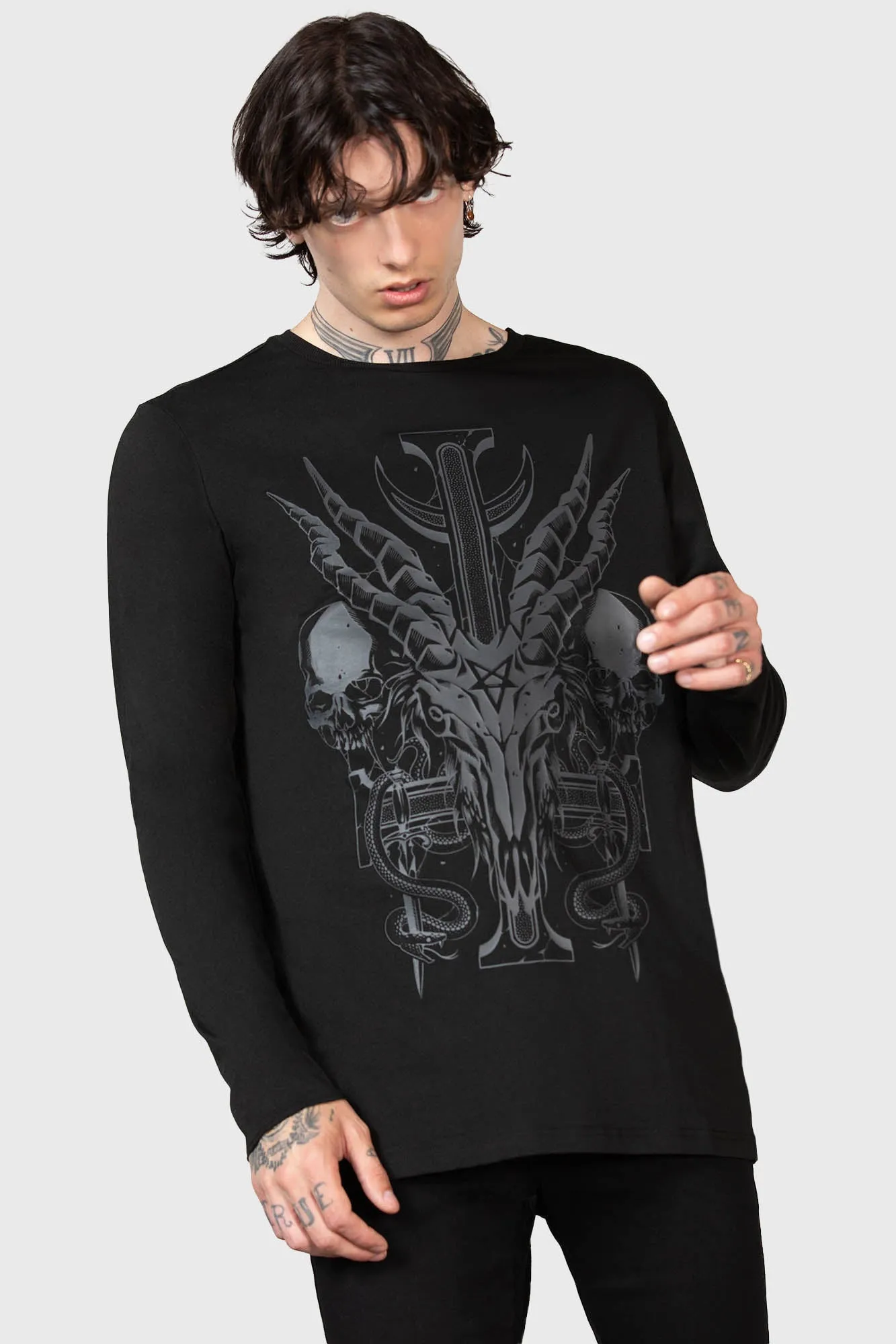 Infernal Ashes Long Sleeve Top sold by Killstar product image thumbnail 5