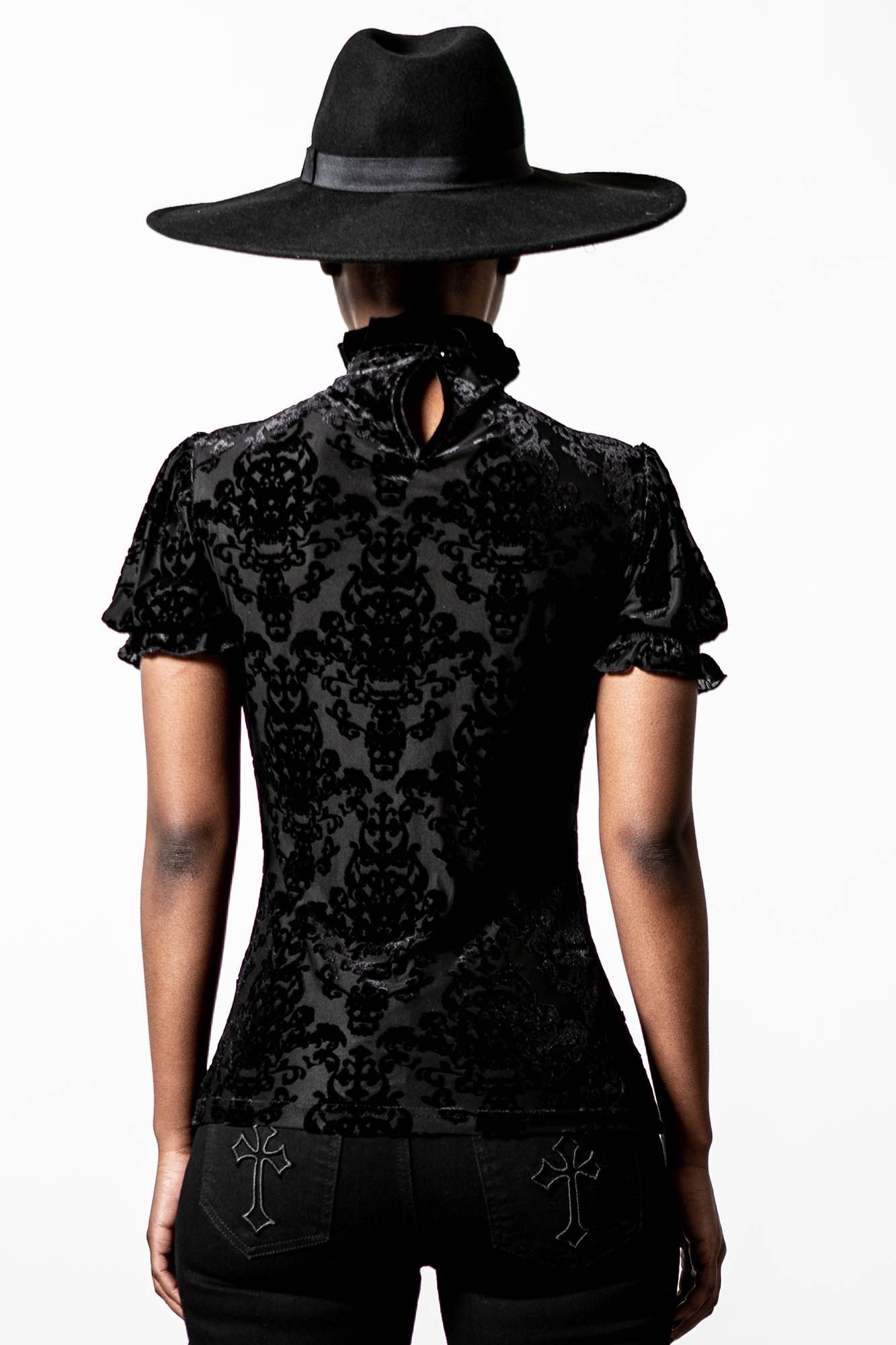 Dolores Keyhole Top Resurrect sold by Killstar product image thumbnail 3