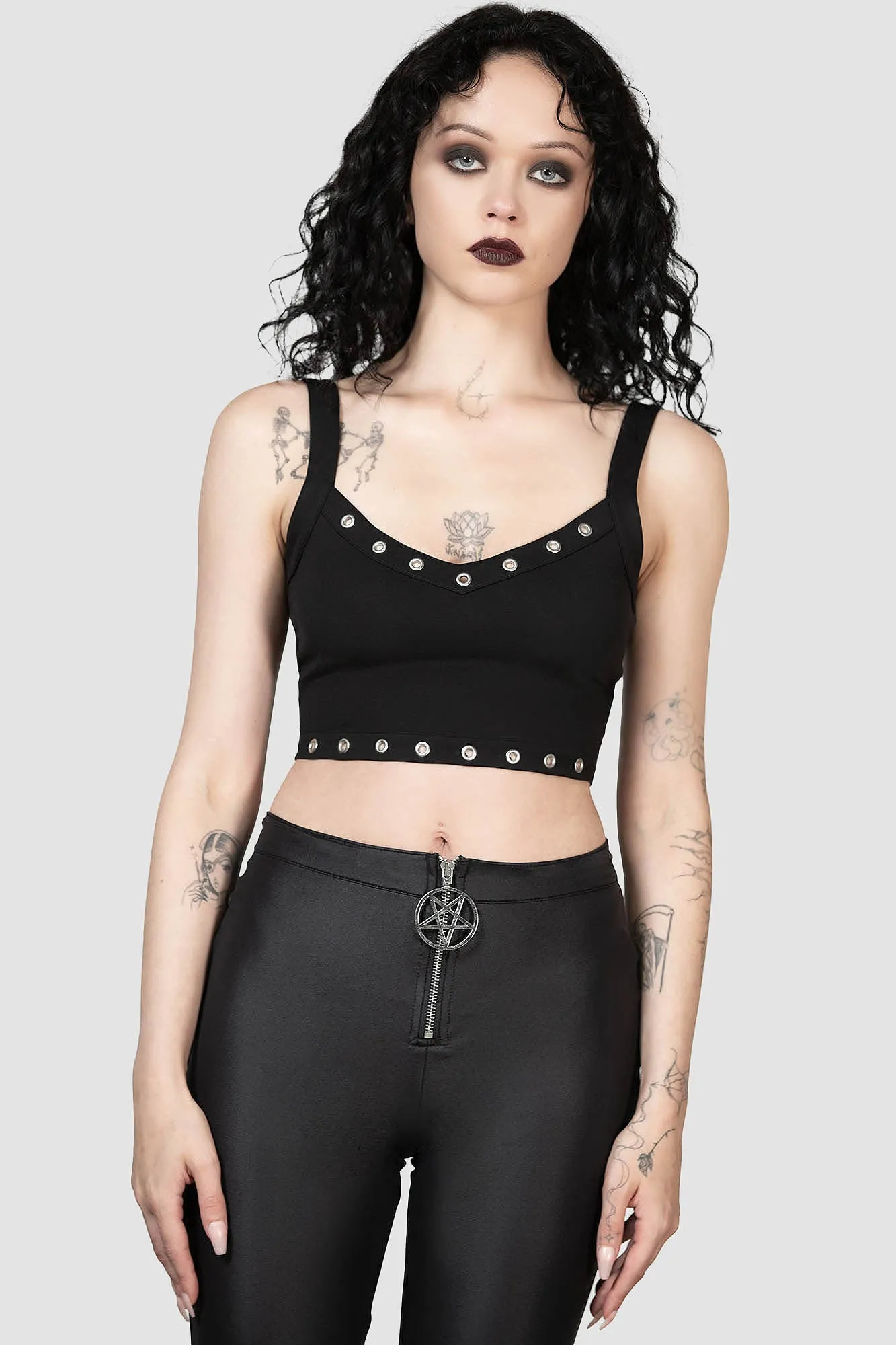 Scene Rivet Top sold by Killstar
