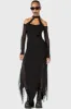 The Grimmer The Better Midi Skirt sold by Killstar
