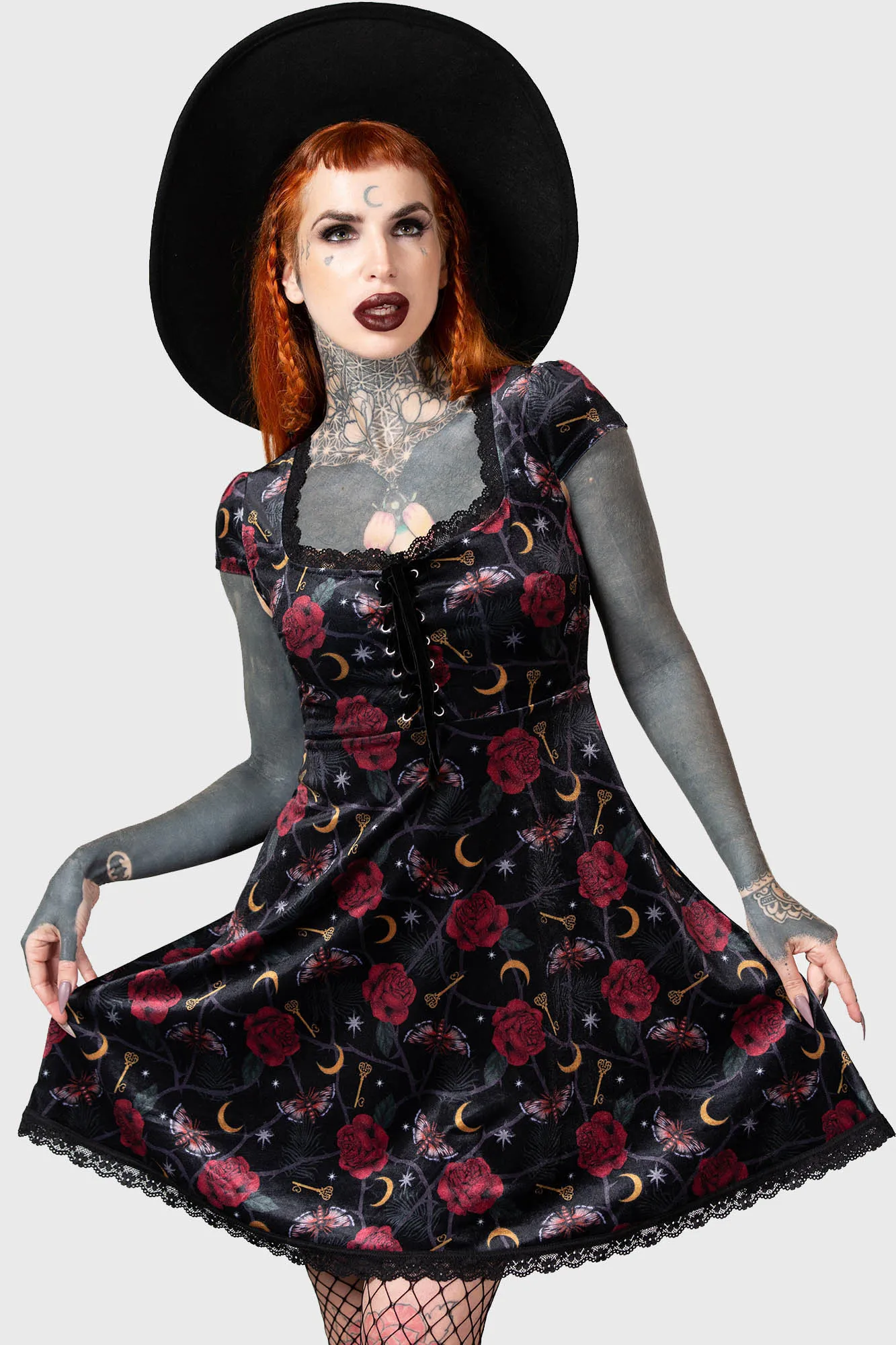 Morgaine Dress sold by Killstar product image thumbnail 2