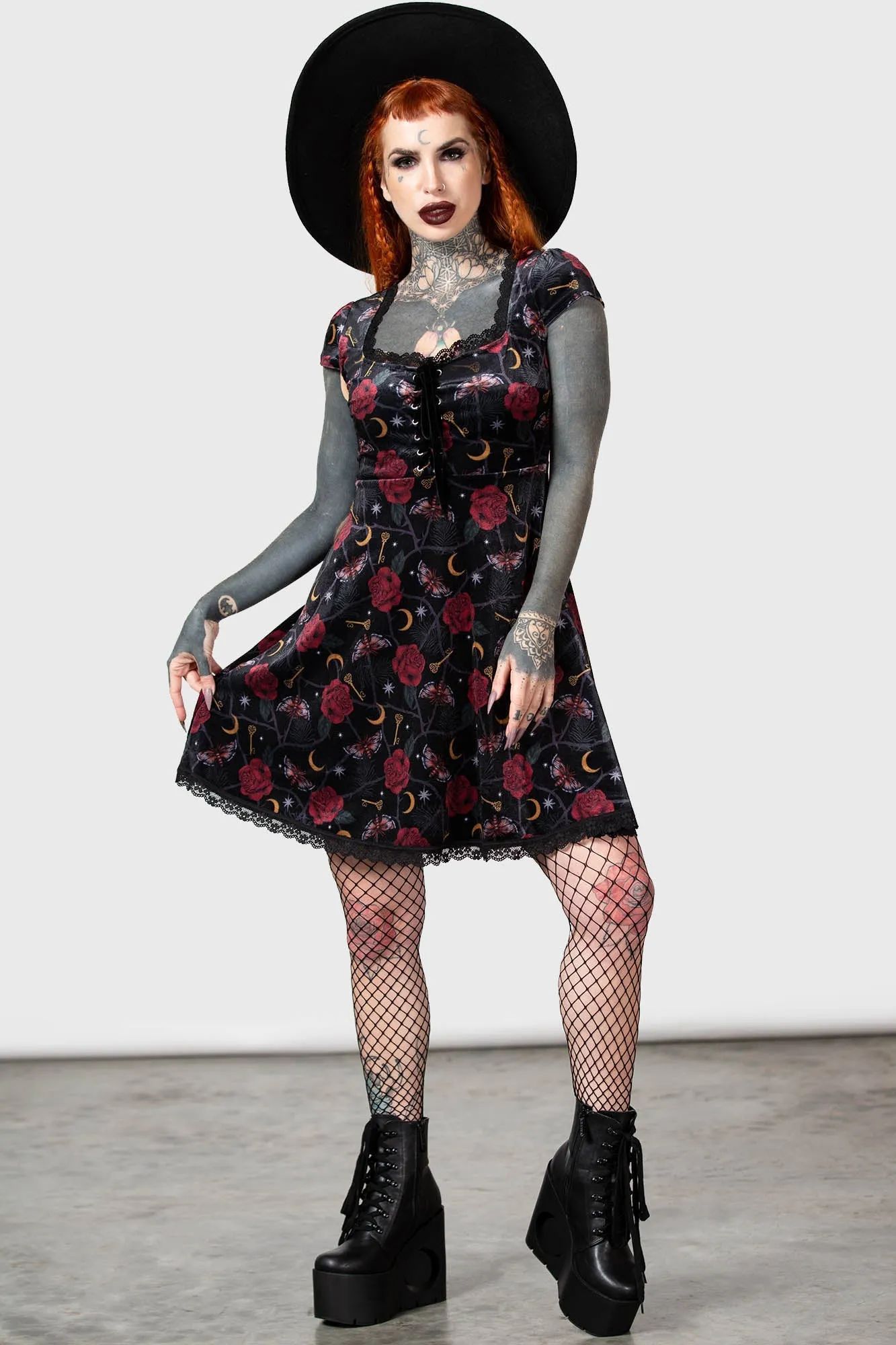Morgaine Dress sold by Killstar product image thumbnail 3