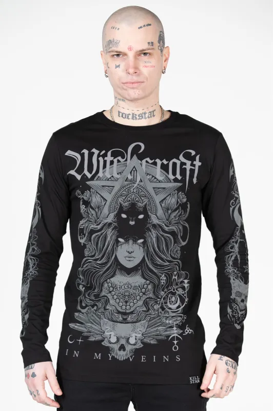 Witching Long Sleeve Top sold by Killstar