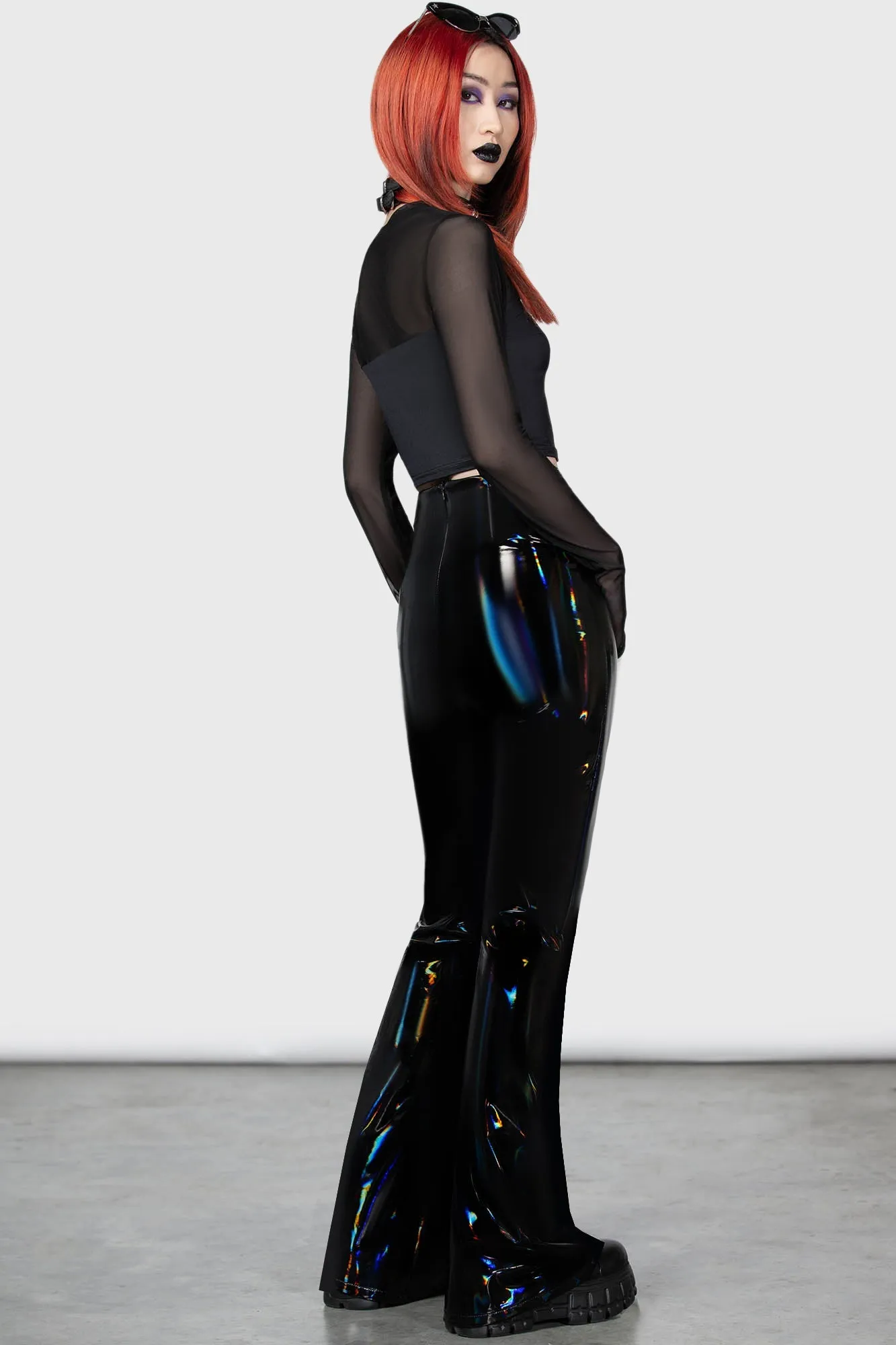 Rainbow A'Blaze Trousers sold by Killstar product image thumbnail 5