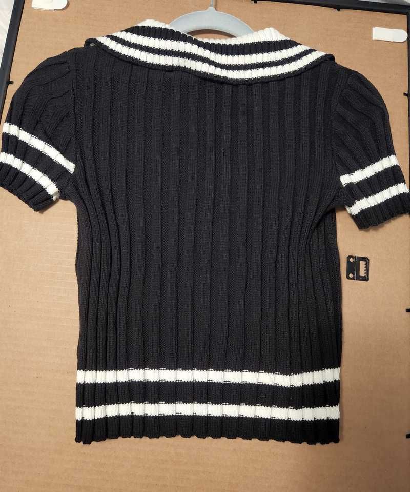 Gloomsday Knit Crop Top Resurrect sold by Killstar product image thumbnail 4