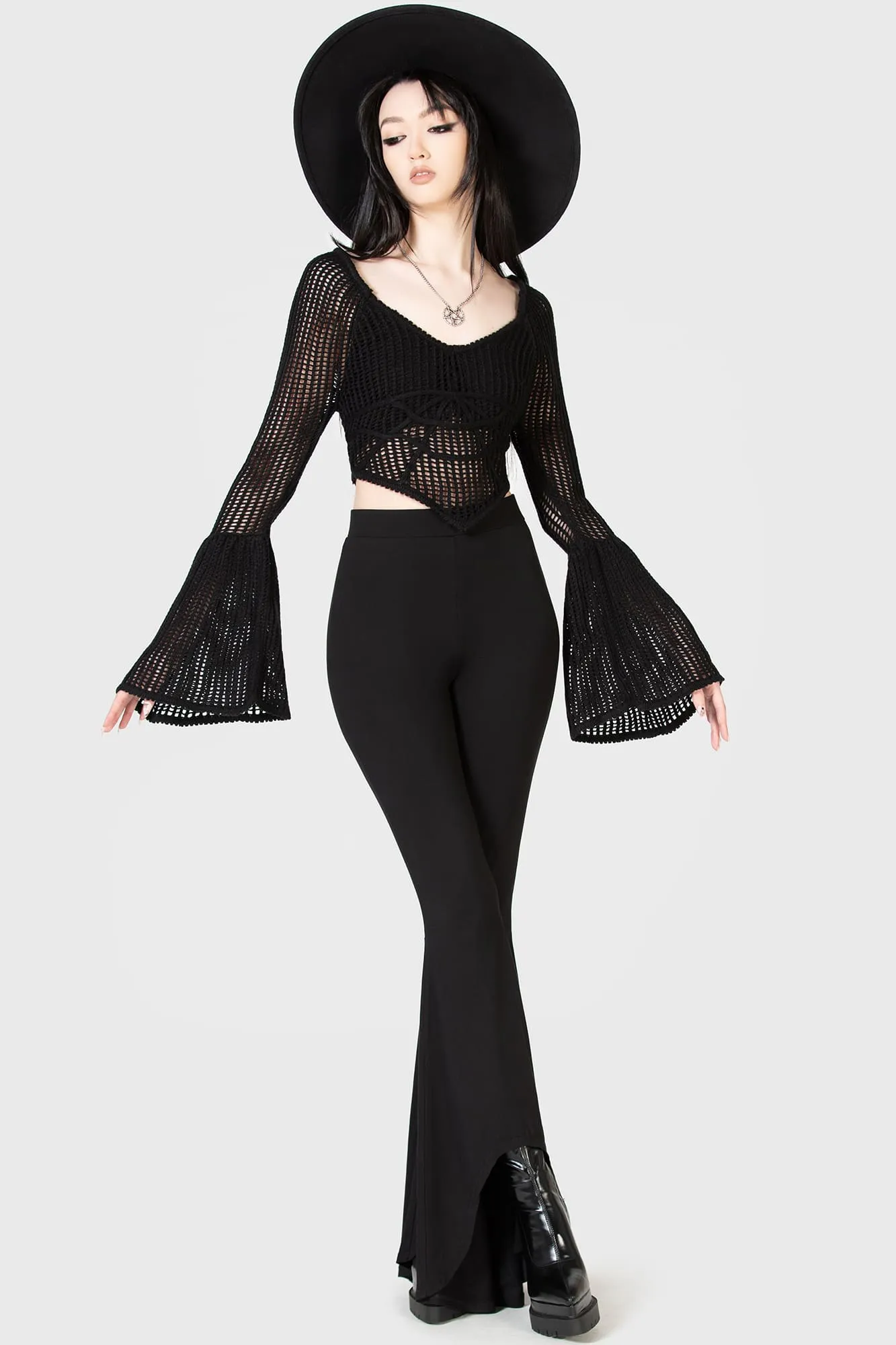 Cruel Fate Knit Top sold by Killstar product image thumbnail 2