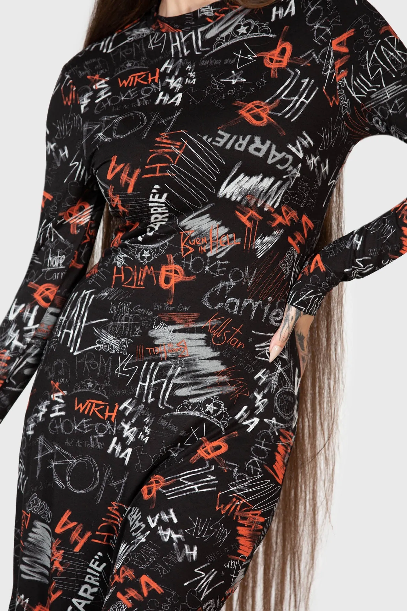 Carrie Maxi Dress sold by Killstar product image thumbnail 2