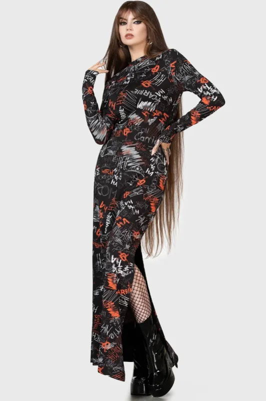 Carrie Maxi Dress sold by Killstar