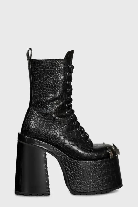 So Icy Platform Boots made by Killstar