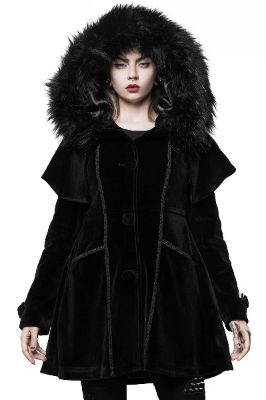 Lita Hooded Coat Resurrect sold by Killstar