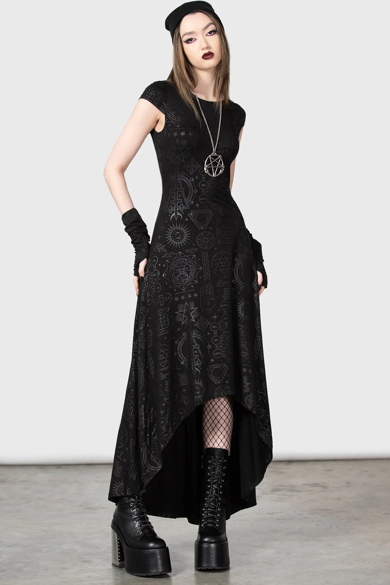 Deadly Dana Maxi Dress sold by Killstar product image thumbnail 3