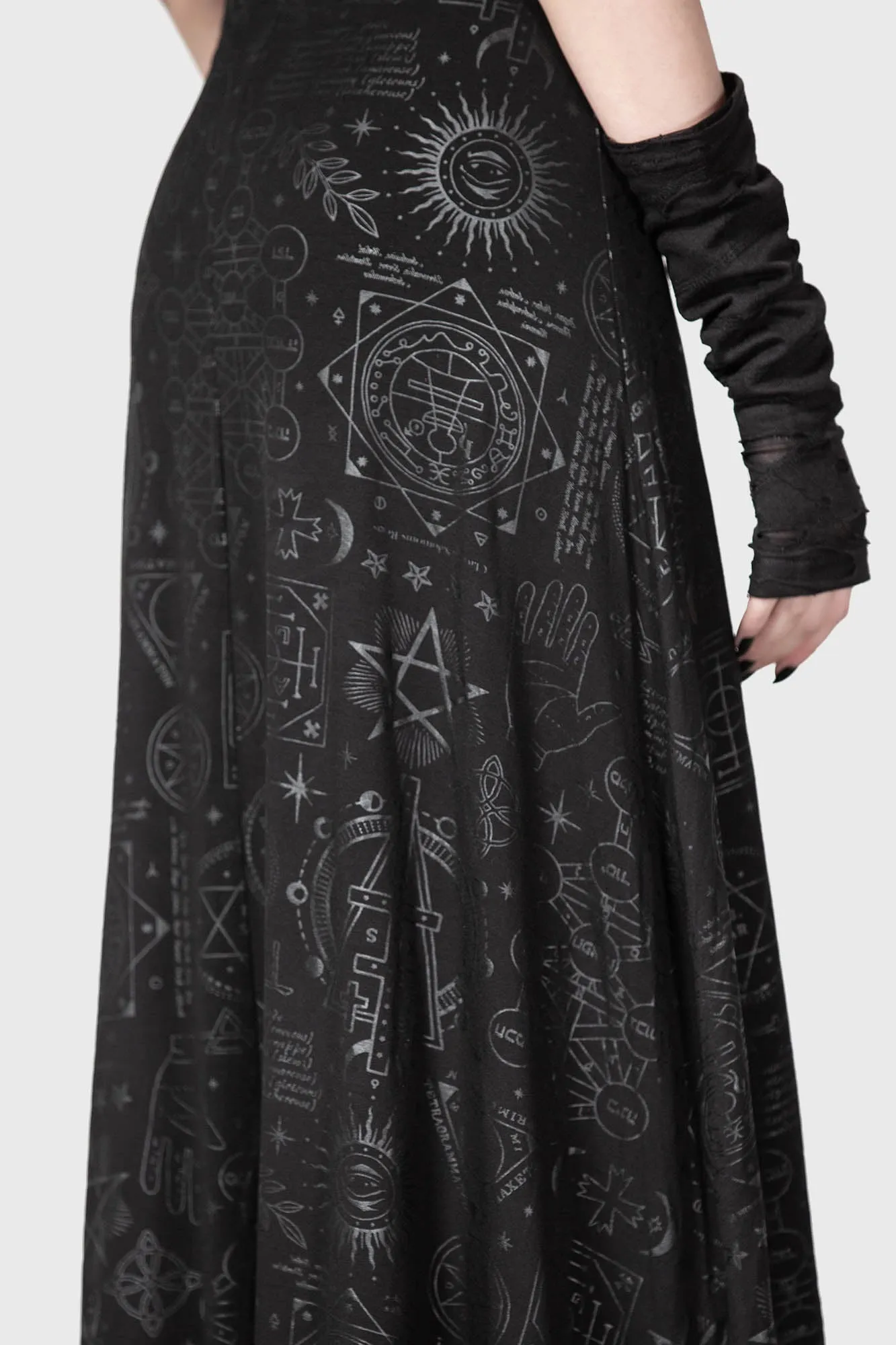 Deadly Dana Maxi Dress sold by Killstar product image thumbnail 2