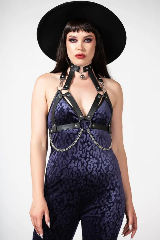 Madam Meow Harness sold by Killstar