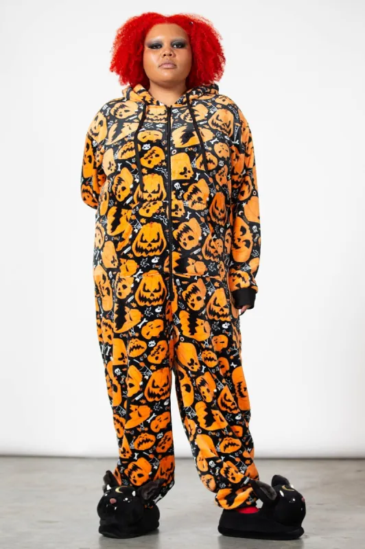 Shocktober Onesie [PLUS] sold by Killstar