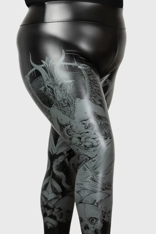 Dark Forces Leggings [PLUS] sold by Killstar