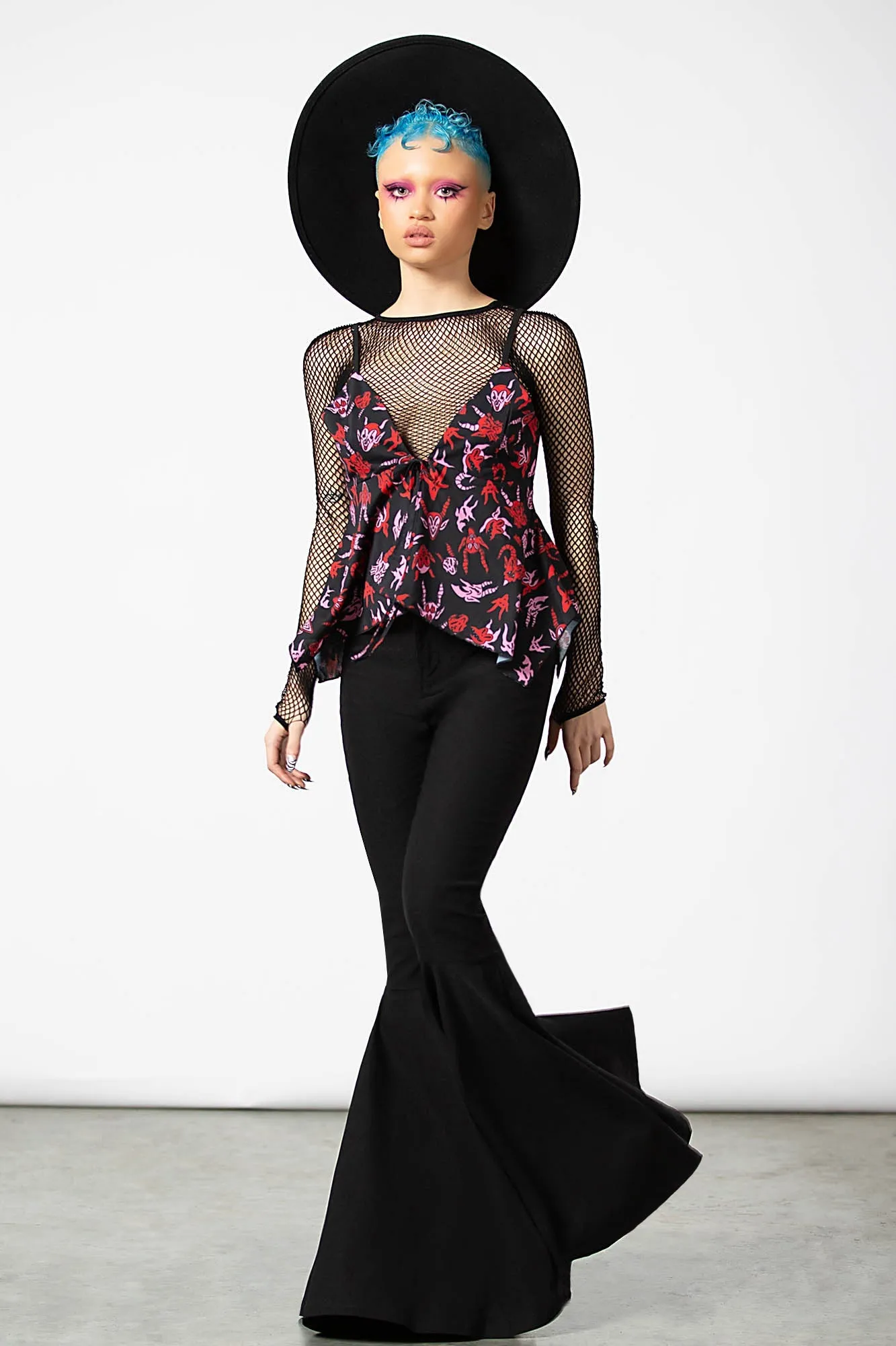 Hellborn Blouse sold by Killstar product image thumbnail 3