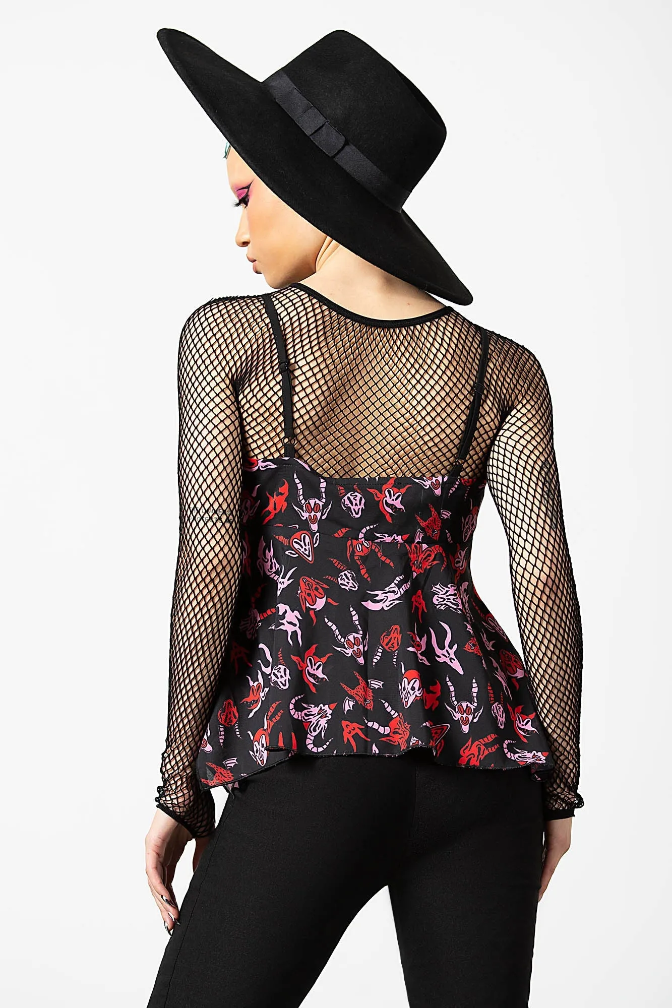 Hellborn Blouse sold by Killstar product image thumbnail 5