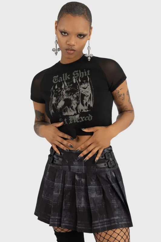Stormcloud Mini Skirt sold by Killstar