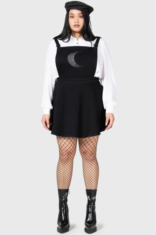 Luna Orb Pinafore Dress [PLUS] sold by Killstar