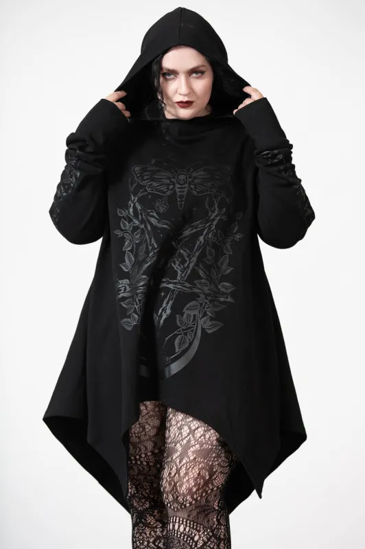 Apollo Longline Hoodie sold by Killstar