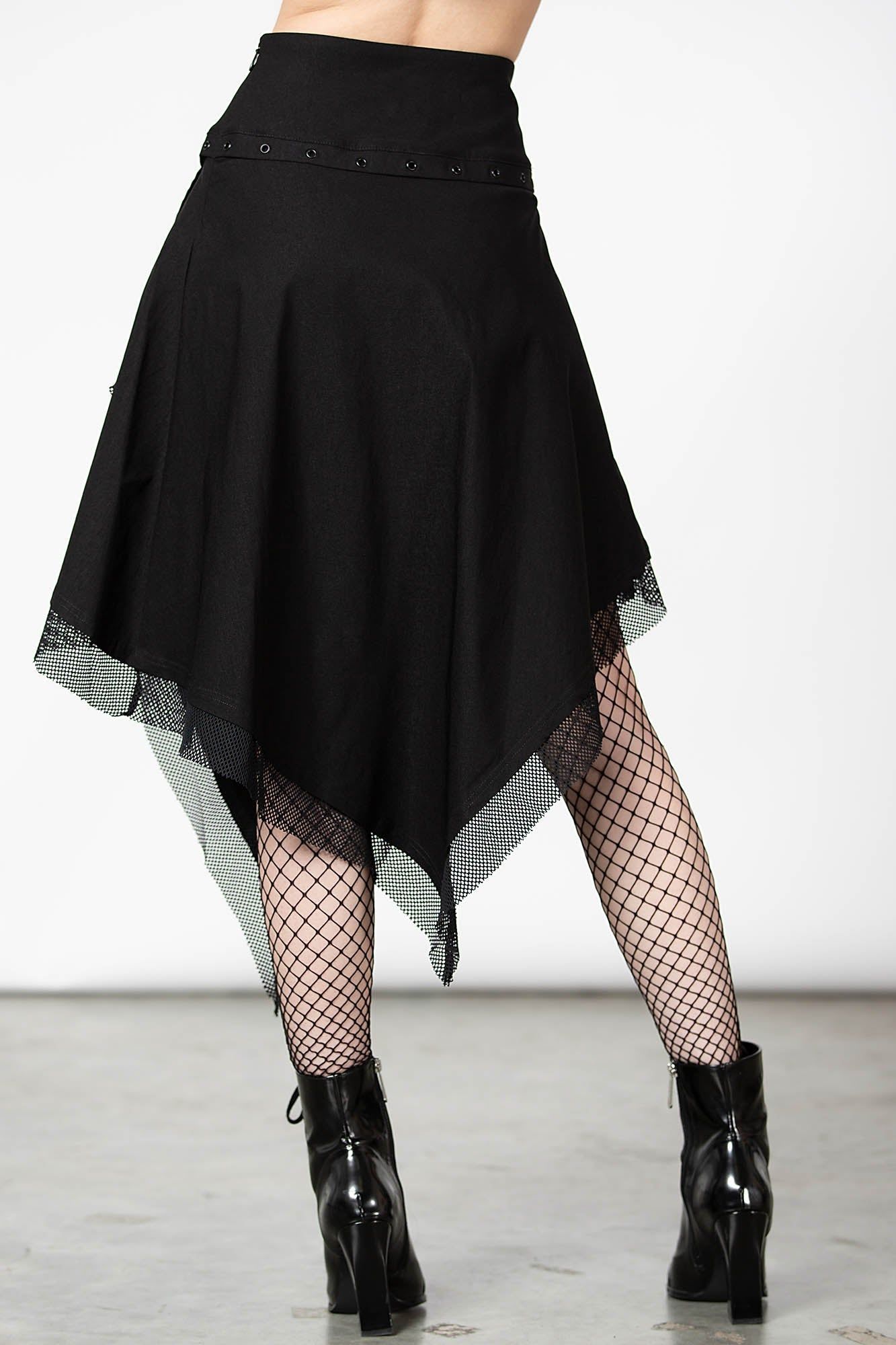 Catryna Asymmetric Skirt Resurrect sold by Killstar product image thumbnail 6