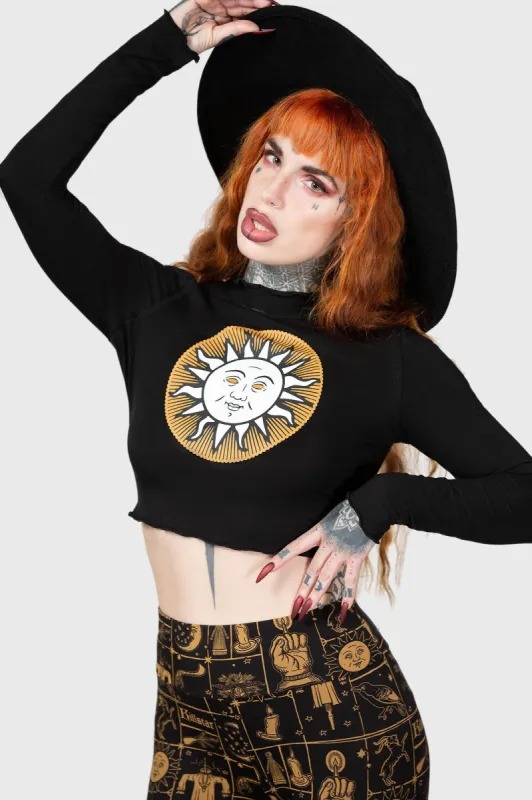 Fading Light Long Sleeve Top sold by Killstar