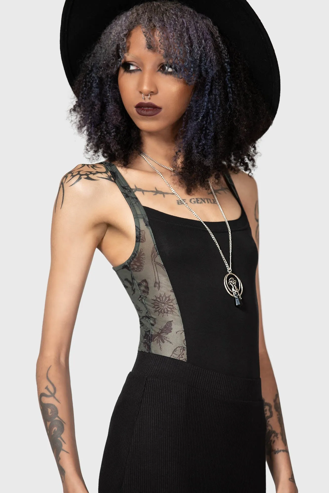 Night Lichen Bodysuit sold by Killstar product image thumbnail 2