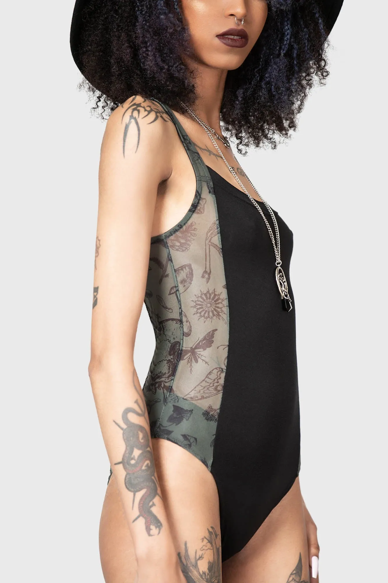 Night Lichen Bodysuit sold by Killstar product image thumbnail 4