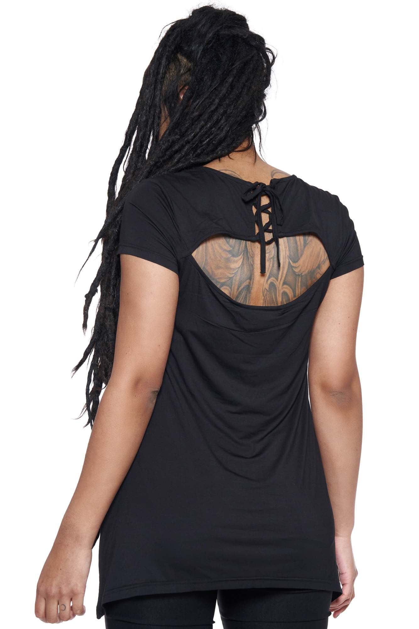 I Can't Burn Lace Up Top sold by Killstar product image thumbnail 2