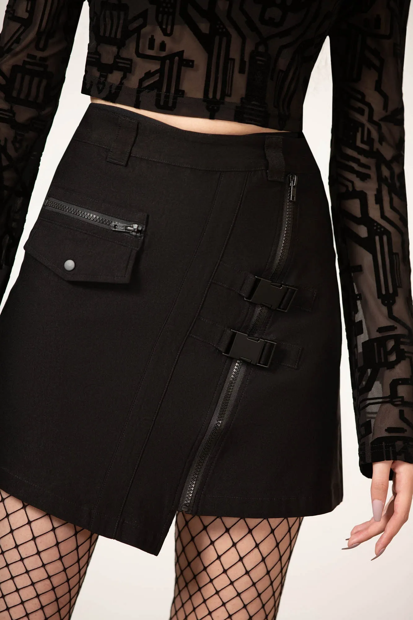 Keyla Mini Skirt sold by Killstar product image thumbnail 3