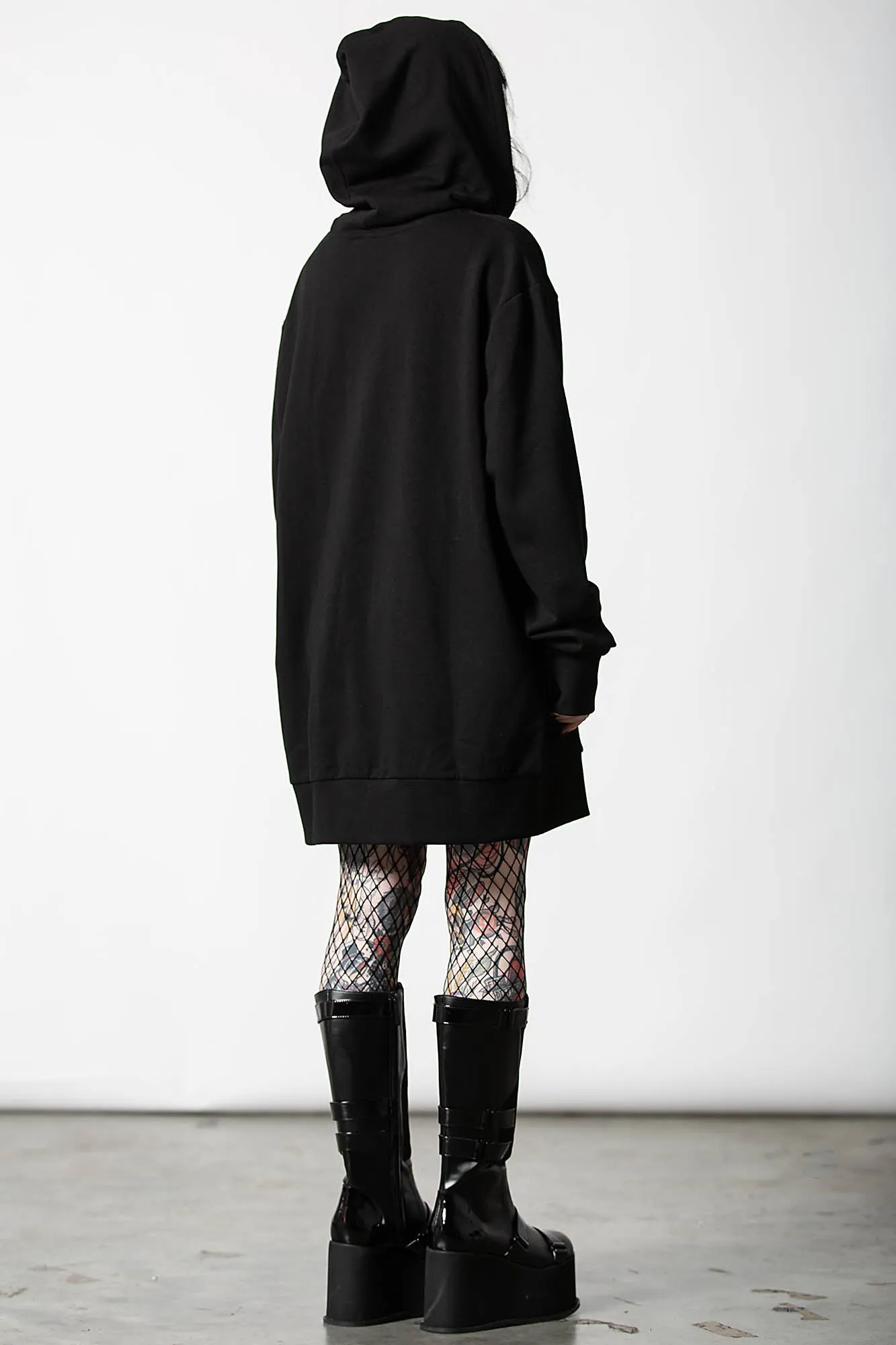 Bellow Longline Hoodie sold by Killstar product image thumbnail 3