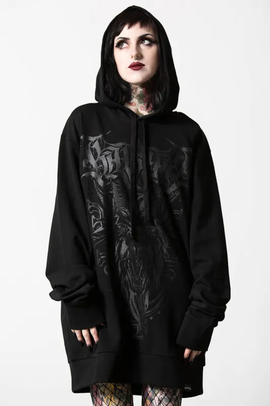 Bellow Longline Hoodie sold by Killstar