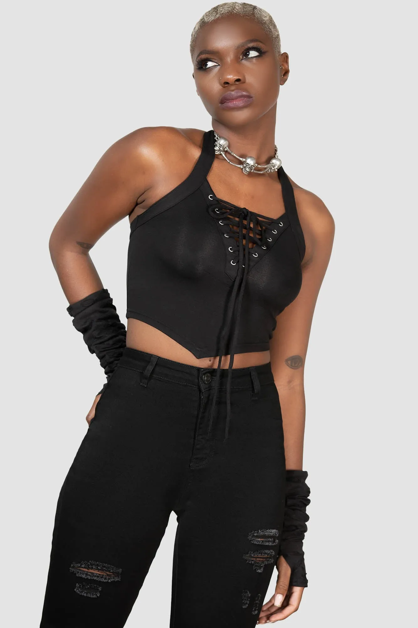 Axel Vest-Top sold by Killstar product image thumbnail 3