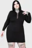 Nocturnal Queen Mini Dress [PLUS] sold by Killstar