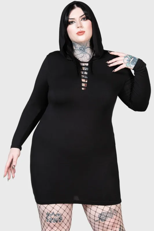 Nocturnal Queen Mini Dress [PLUS] sold by Killstar