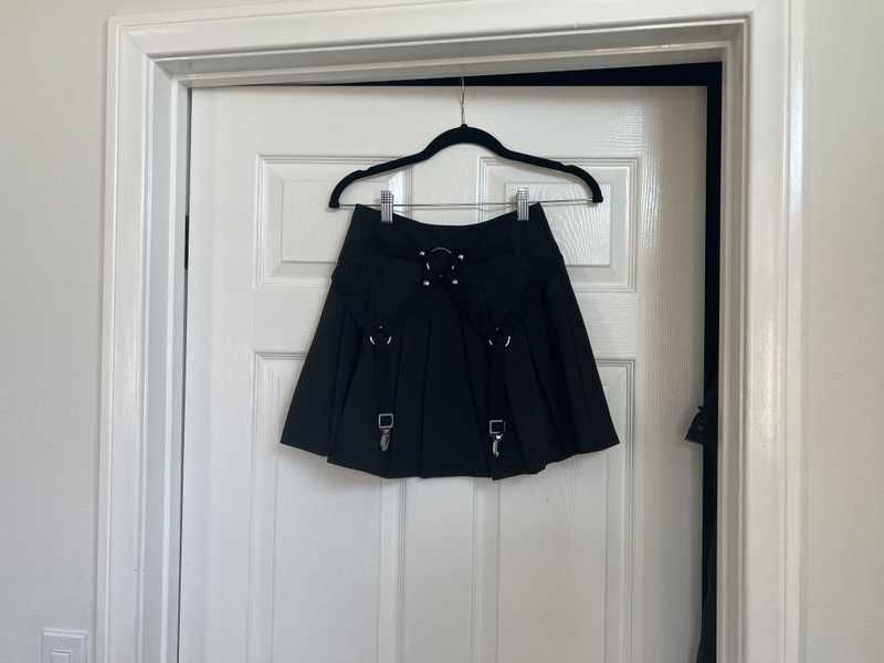 Vicious Vibes Mini Skirt Resurrect sold by Killstar product image thumbnail 5