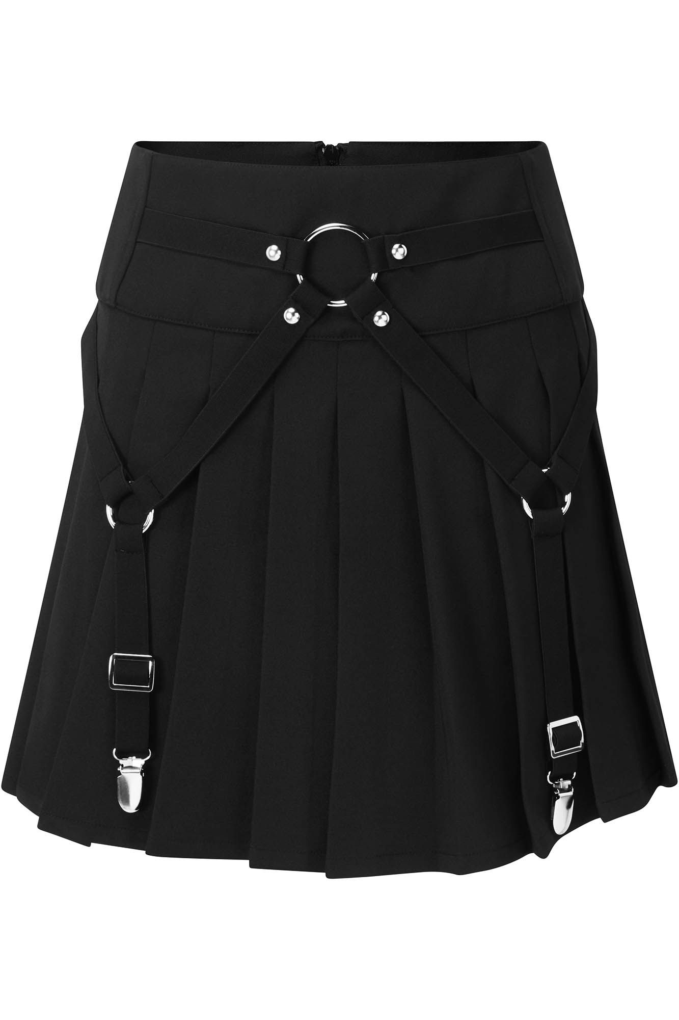 Vicious Vibes Mini Skirt Resurrect sold by Killstar product image thumbnail 4