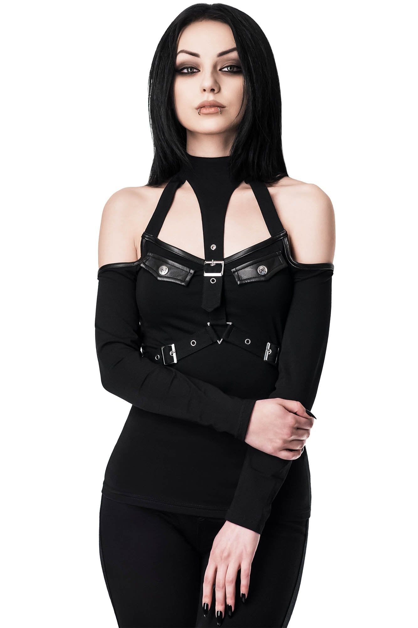 Siege Halter Top Resurrect sold by Killstar product image thumbnail 2
