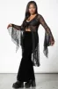 Marisol Velvet Bell Bottoms sold by Killstar