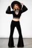 Marisol Velvet Bell Bottoms sold by Killstar