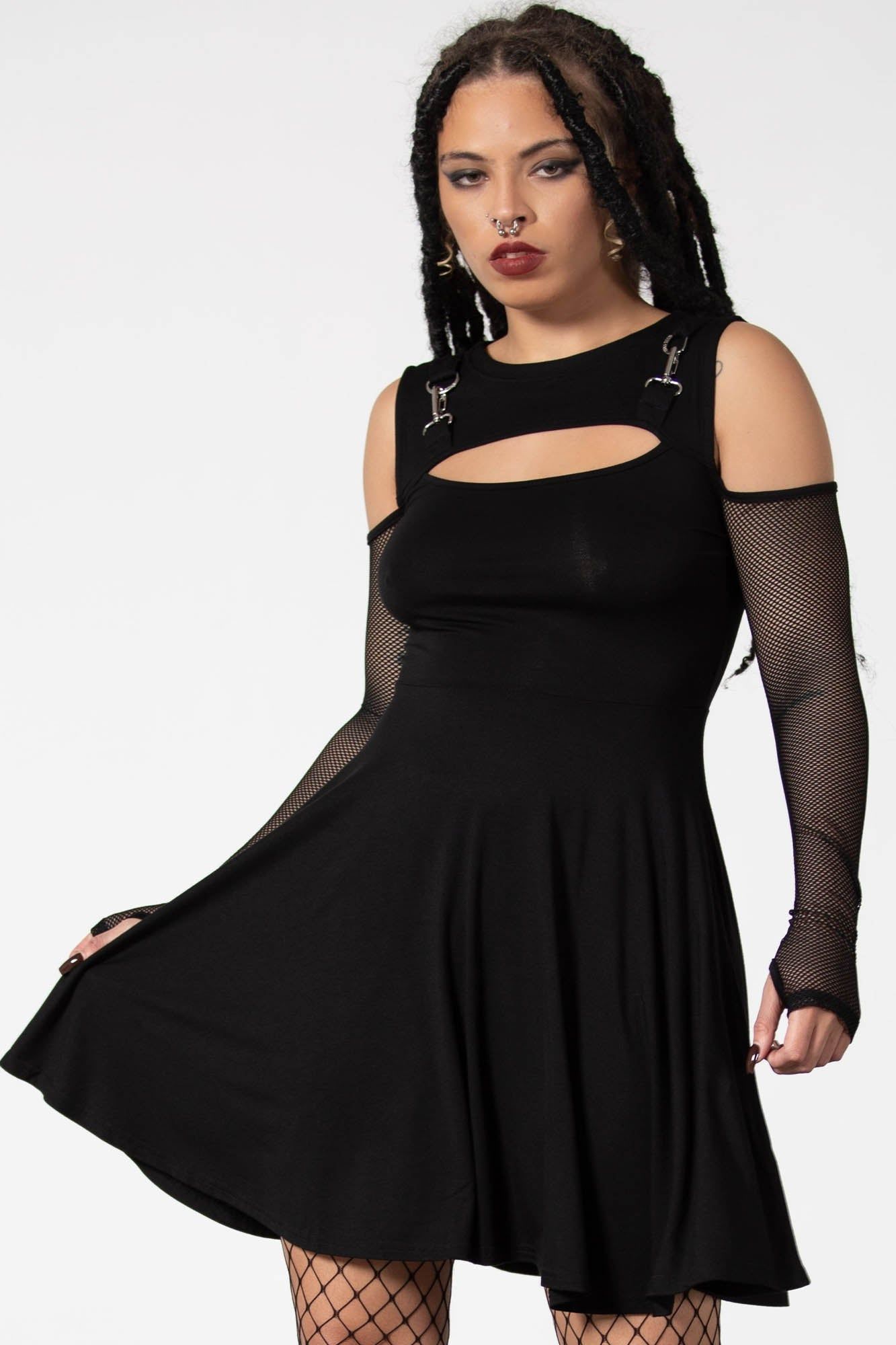 Corin Long Sleeve Dress Resurrect sold by Killstar product image thumbnail 2