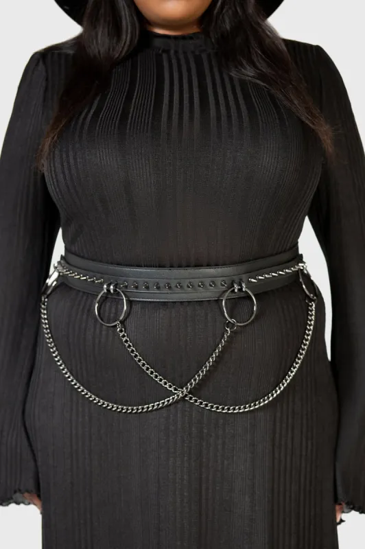 Learn From Miseries Belt [PLUS] sold by Killstar