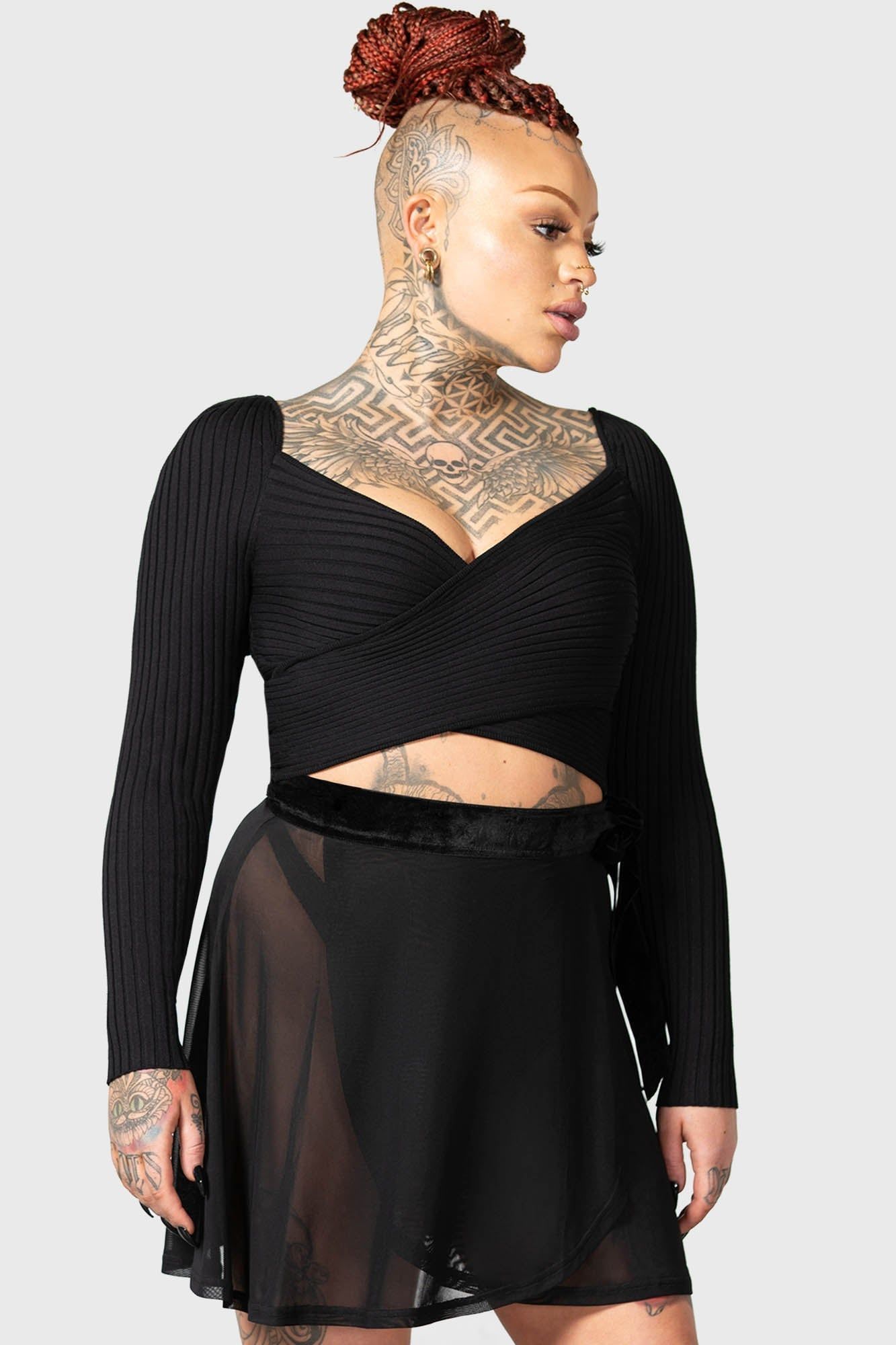 Awakening Wrap Top Resurrect sold by Killstar product image thumbnail 2